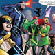 Polaris rightly calling Magneto out in front of the X-Men; the female Wolverine is in the foreground and behind her are Cyclops, Jean Grey, Wolverine, and more.